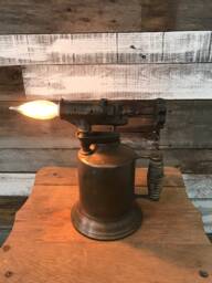 Vintage Blow Torch Table Lamp - thumbnail 1