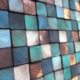 Wood Sculpture Headboard - Wall Art Acoustic Panel - thumbnail 4