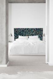 Wood Sculpture Headboard - Wall Art Acoustic Panel - thumbnail 1
