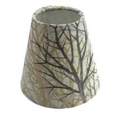 Bolderwood Gold Candle Clip Lampshade, Handmade Lampshades, Lamp Shade, On Tree Lampshade - thumbnail 1