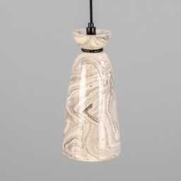 Parva Marbled Ceramic Bathroom Pendant Light 5.5 - thumbnail 3