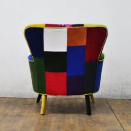 Patchwork Armchair - Violet - thumbnail 4