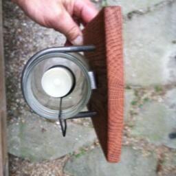 Mason Jar Light/Wall Hanging Tea With Mason Jar Holder Sconce - thumbnail 4
