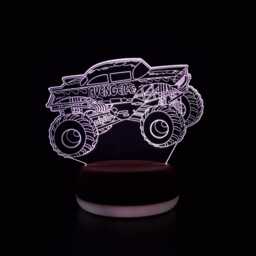 Avenger Monster Truck Led Night Light, Truck, Gift For Kids, Gifts Him, Lights, Bedroom Light