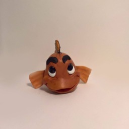 The Sword in The Stone(Wart Fish . Handmade Polymer Clay Action Figure. Unique Collectible. - Wart - thumbnail 2