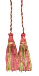"D??copro Double Tassel Curtain & Drapery Tieback/Holdback, 4"" - 10cm, 29"