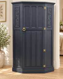 Old Charm Vintage Wardrobe Double Single Painted Bespoke - thumbnail 1