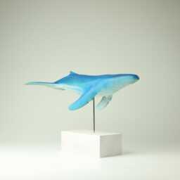 Wooden Whale Sculpture - Wb1 - thumbnail 3