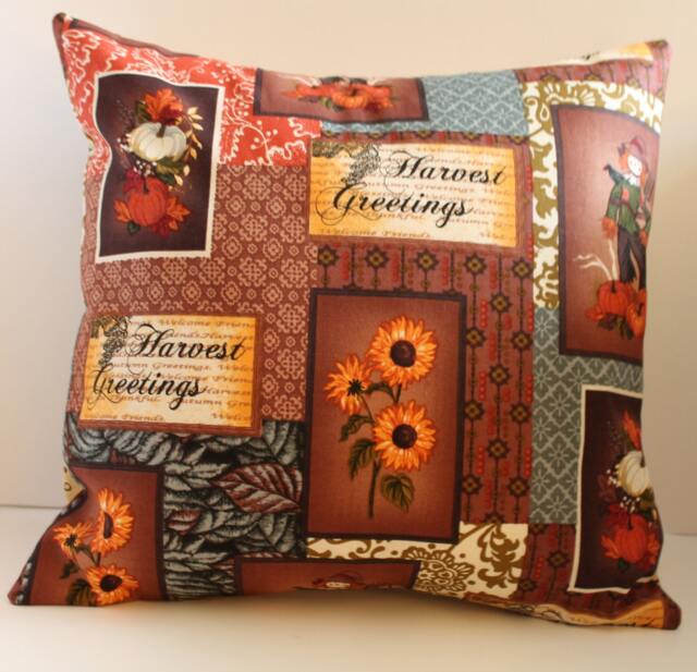 12x12 Greetings Harvest Accent Pillow - image 1