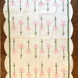 Sprout Cotton Area Flat Weave Rug. Natural Vegetable Dyed. Indian Dhurrie, Kilim - thumbnail 2