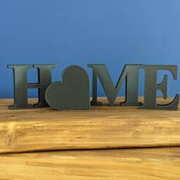 Home Decorative Letter Ornament With Love Heart Decor Sign Serif Font - thumbnail 2