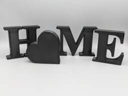 Home Decorative Letter Ornament With Love Heart Decor Sign Serif Font - thumbnail 1