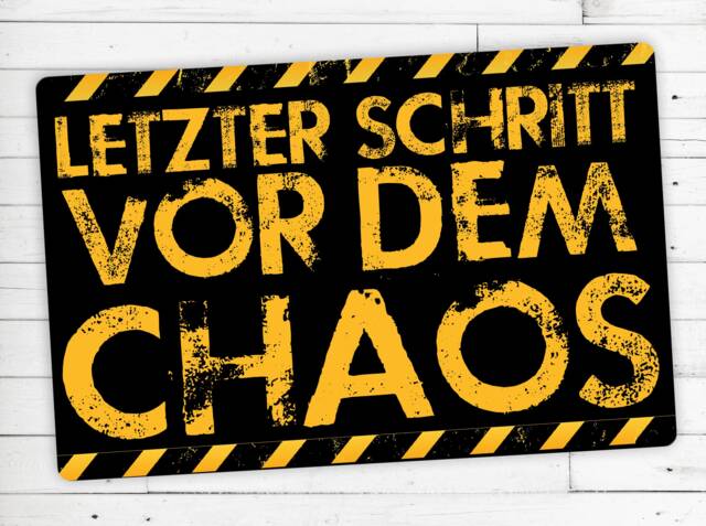 "Floor Mat Motif ""Last Step Before Chaos" - image 1