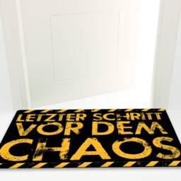 "Floor Mat Motif ""Last Step Before Chaos" - thumbnail 2