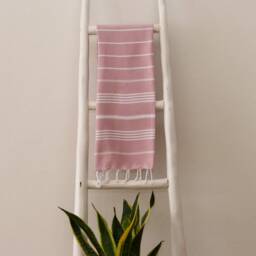 Turkish Hand Towel, Face Bath Head Dish Guest Spa Small Tea Towel, Kitchen Towel - thumbnail 1