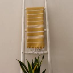 Turkish Hand Towel, Face Bath Head Dish Guest Spa Small Tea Towel, Kitchen Towel - thumbnail 2