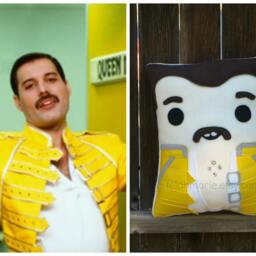 Freddie Mercury Pillow, Queen Plush Pillow - thumbnail 2
