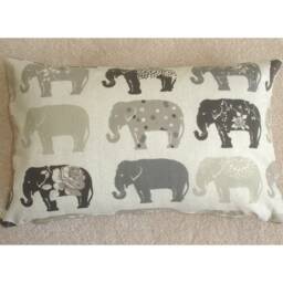 "10x16 Tempur Travel Pillow Cover With Zip 40x26cm Elephant Grey Bolster Oblong Cushion Case Sham Pillowcase 16""x10"