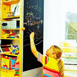Chalkboard Wall Diy Black Kitchen Sticker - Reusable Write On Vinyl Decal Blackboard Chalk Board Long Adhesive Kids Erasable Stickers - thumbnail 2