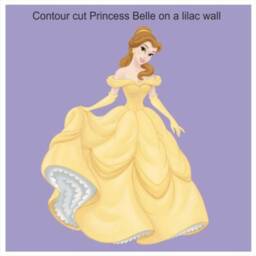 Enchanted Rose Princess - 933mm High X 756mm Wide - Wall Sticker - thumbnail 3