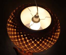 Bamboo Pendant Light Natural Woven Lampshade