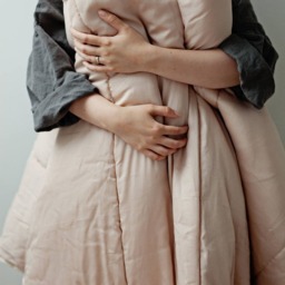 King Size Wool Comforter Whisper Pink, All-Season Duvet Insert - Us Duty Paid - thumbnail 3