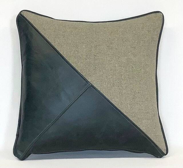 The Leather & Wool Cushion - image 1