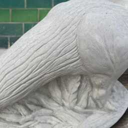 stone T-Rex Dinosaur Sculpture Concrete Prehistoric Reptile Ornament Realistic Animal Figurine Handmade Jurassic Park Garden Decor Yard Art - thumbnail 4