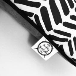Cloud Cushion - Chevron Print Monochrome - thumbnail 3