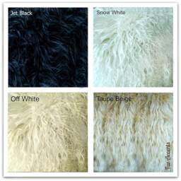 Plush Faux Fur Area Rug - Shaggy English Sheepskin Pelt, Handmade Usa - thumbnail 2