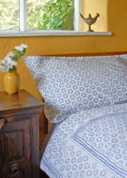 Chukri Duvet Cover Hand Block Printed On Organic Cotton