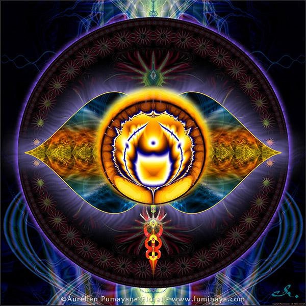 Third Eye Chakra Tapestry Anja, Meditation, Yoga Wall Hanging - image 1