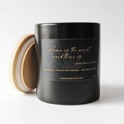 Green Tea Lemongrass Soy Candle Aromatherapy Spa Gift - thumbnail 3
