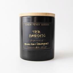 Green Tea Lemongrass Soy Candle Aromatherapy Spa Gift - thumbnail 2