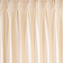 Triple Pleated Linen Curtains Custom Size Handmade Drapes - thumbnail 2
