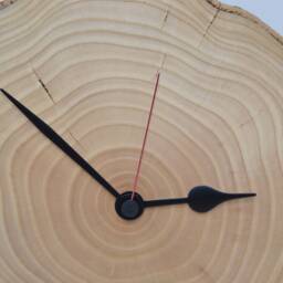 Wooden Wall Clock 28 X 24 cm The Versatile Ash Wood Decoration Gift Idea Unique Handmade Made in Austria - thumbnail 2