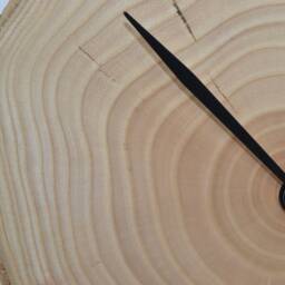 Wooden Wall Clock 28 X 24 cm The Versatile Ash Wood Decoration Gift Idea Unique Handmade Made in Austria - thumbnail 3