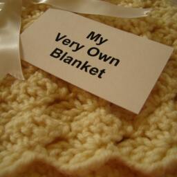 Cream Hand Crocheted Baby Blanket - thumbnail 3