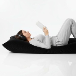 Bean Bag Plush Velvet Floor Cushion Indoor/Outdoor Pillow, Polystyrene Fill - thumbnail 1