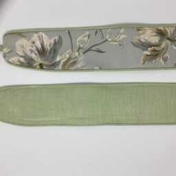 Laura Ashley Gosford Sage Handmade Pair Of Curtain Tie Backs Piped Hedgerow Green - thumbnail 3