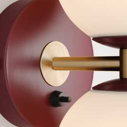 Mia Mid Century Modern Wall Sconce Burgundy Red Sphere Milk Glass Globe Plafond Vanity Light Bedside Lamp Retro Fixture - thumbnail 2