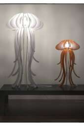 Jellyfish Aurelia Pendant Lamp Template - Wood Lighting Fixture Design For Laser Cutting - thumbnail 3