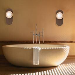 25 Inches Modern Handmade Ceramic Wall Lamp, Japandi Sconce, Bathroom Light, Home Gift - thumbnail 3