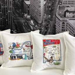 Texas State Pillow With Feather Insert - thumbnail 4