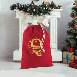 Personalised Santa Sack - Christmas Present Baby's First Gift Special Delivery Eve Box Father Bag - thumbnail 3