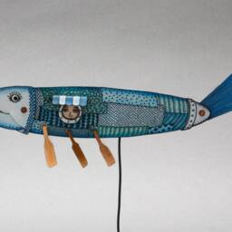 Paper Flying Fish, Moveable Sculpture - thumbnail 3