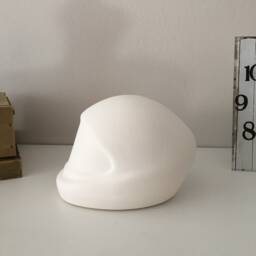 Ready To Paint, Ceramic Helmet, Motor Helmets, Handmade Figurines, Unpainted Sculptures, Toys, Cash Boxes, Helmet Coin Bank - thumbnail 2
