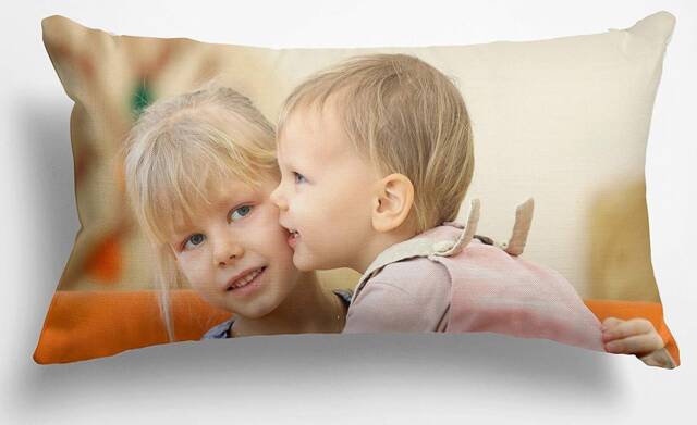 Photo Cushion Borderless - With Your Desired Picture/Photo Photo Cushion 47 X 32 cm