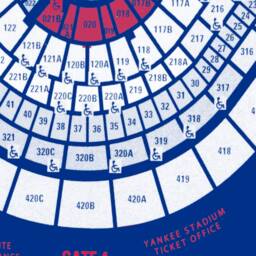 Yankee Stadium Seating Chart Art Print New York Man Cave Decor - thumbnail 3