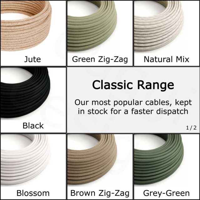 Wooden Pendant Ceiling Light With Fabric Cable - White Or Black Rose Oak Finish Kitchen Island Shop Bar Cafe Duggi - image 1